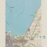 United States Geological Survey Green Bay East, WI (1992, 24000-Scale) digital map