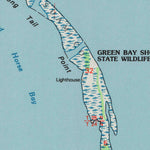 United States Geological Survey Green Bay East, WI (1992, 24000-Scale) digital map