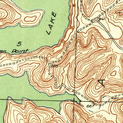 United States Geological Survey Green Bay Terrace, MO (1934, 24000-Scale) digital map