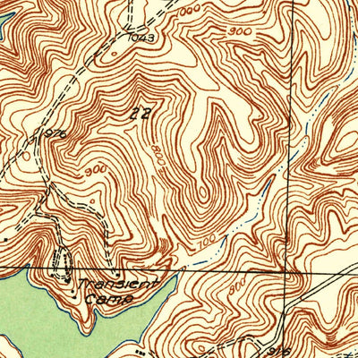 United States Geological Survey Green Bay Terrace, MO (1934, 24000-Scale) digital map