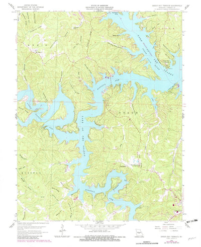 United States Geological Survey Green Bay Terrace, MO (1959, 24000-Scale) digital map