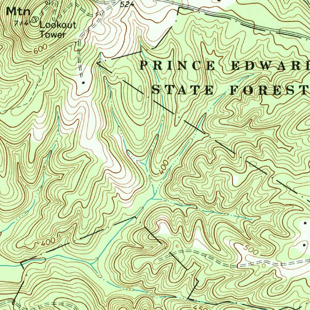 Green Bay, VA (1968, 24000Scale) Map by United States Geological