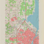 United States Geological Survey Green Bay West, WI (1982, 24000-Scale) digital map