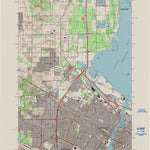 United States Geological Survey Green Bay West, WI (1992, 24000-Scale) digital map