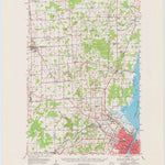 United States Geological Survey Green Bay, WI (1954, 62500-Scale) digital map
