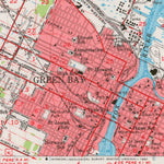 United States Geological Survey Green Bay, WI (1954, 62500-Scale) digital map