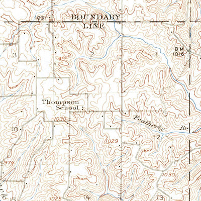 United States Geological Survey Green City, MO (1912, 62500-Scale) digital map