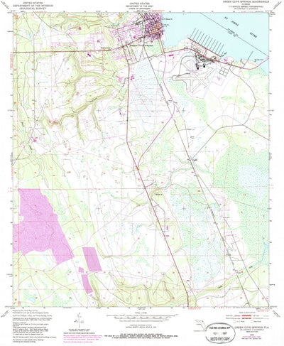 United States Geological Survey Green Cove Springs, FL (1949, 24000-Scale) digital map