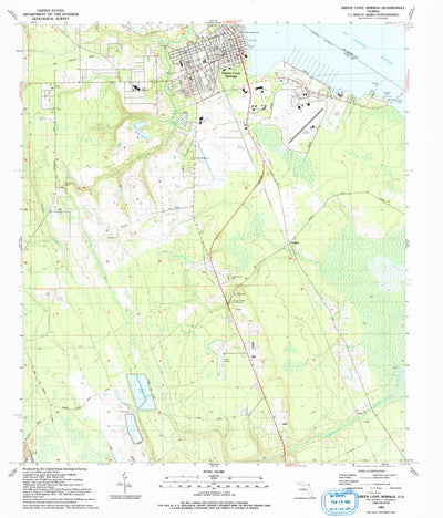 United States Geological Survey Green Cove Springs, FL (1991, 24000-Scale) digital map