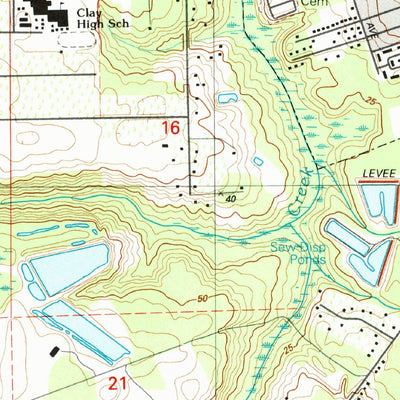 United States Geological Survey Green Cove Springs, FL (1991, 24000-Scale) digital map
