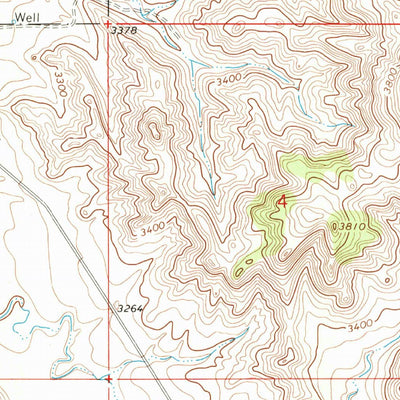 United States Geological Survey Green Creek, MT (1966, 24000-Scale) digital map