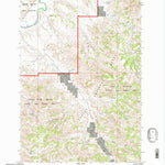 United States Geological Survey Green Creek, MT (1995, 24000-Scale) digital map