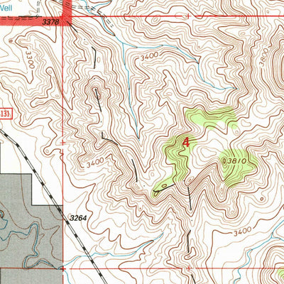United States Geological Survey Green Creek, MT (1995, 24000-Scale) digital map