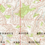 United States Geological Survey Green Creek, MT (1995, 24000-Scale) digital map