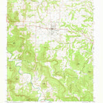 United States Geological Survey Green Forest, AR (1972, 24000-Scale) digital map