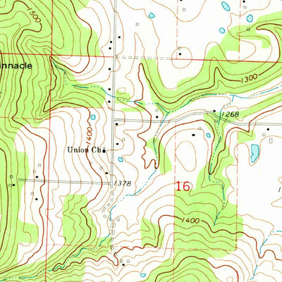 United States Geological Survey Green Forest, AR (1972, 24000-Scale) digital map