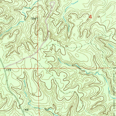 United States Geological Survey Green Gables, LA (1972, 24000-Scale) digital map