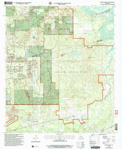 United States Geological Survey Green Gables, LA (2003, 24000-Scale) digital map