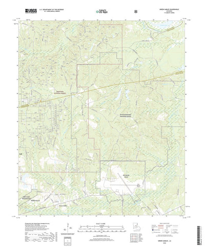 United States Geological Survey Green Gables, LA (2020, 24000-Scale) digital map