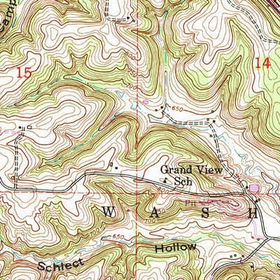 United States Geological Survey Green Island, IA-IL (1953, 24000-Scale) digital map