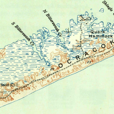 United States Geological Survey Green Island, NC (1950, 24000-Scale) digital map