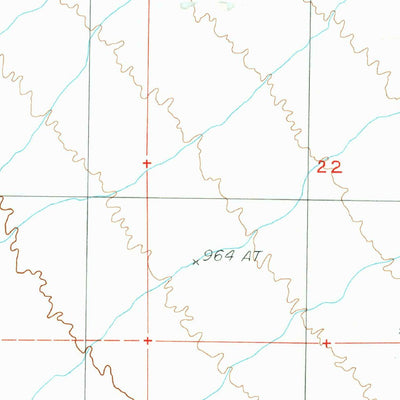 United States Geological Survey Green Monster Mine, NV-CA (1984, 24000-Scale) digital map