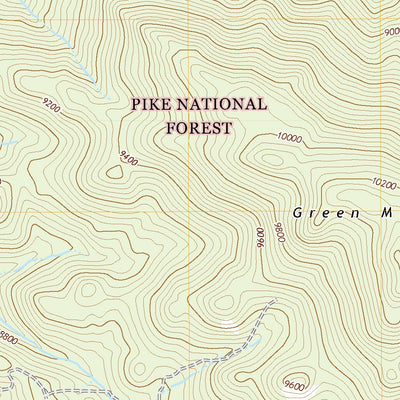 United States Geological Survey Green Mountain, CO (2022, 24000-Scale) digital map