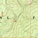 United States Geological Survey Green Mountain, ID (1995, 24000-Scale) digital map