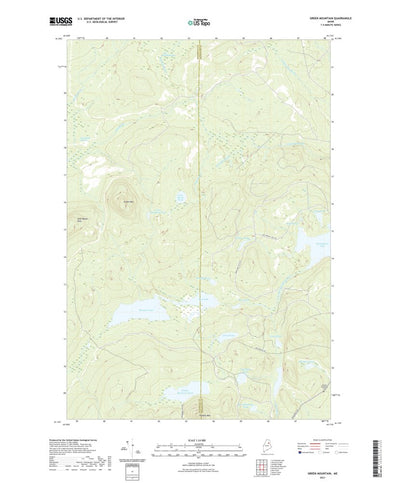 United States Geological Survey Green Mountain, ME (2021, 24000-Scale) digital map