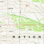 United States Geological Survey Green Mountain, NV (1985, 24000-Scale) digital map