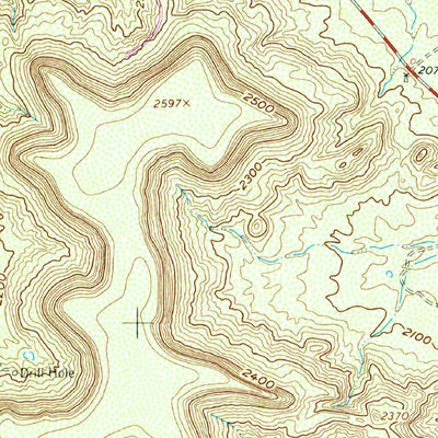 United States Geological Survey Green Mountain, TX (1962, 24000-Scale) digital map