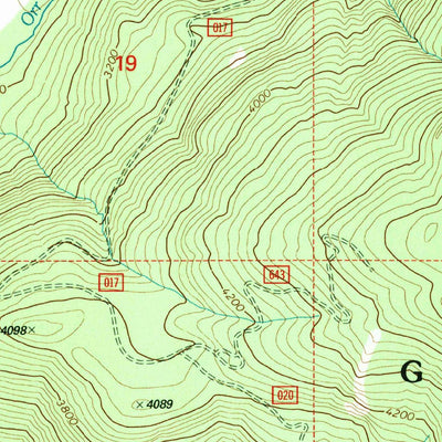 United States Geological Survey Green Mountain, WA (1994, 24000-Scale) digital map