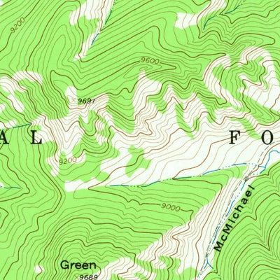 United States Geological Survey Green Mountain, WY (1965, 24000-Scale) digital map