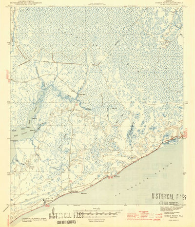 United States Geological Survey Green Point, FL (1944, 31680-Scale) digital map