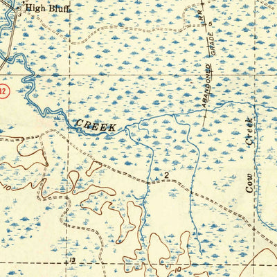 United States Geological Survey Green Point, FL (1944, 31680-Scale) digital map