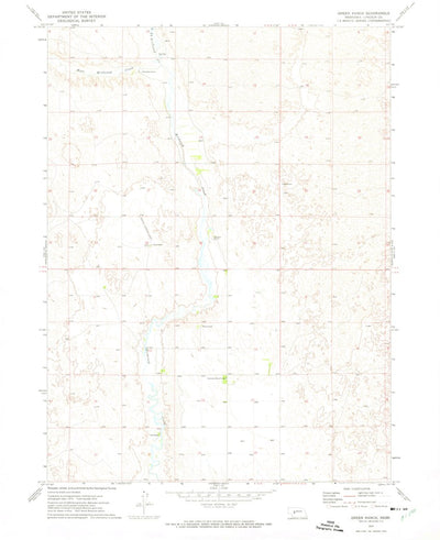 United States Geological Survey Green Ranch, NE (1972, 24000-Scale) digital map