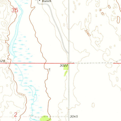 United States Geological Survey Green Ranch, NE (1972, 24000-Scale) digital map