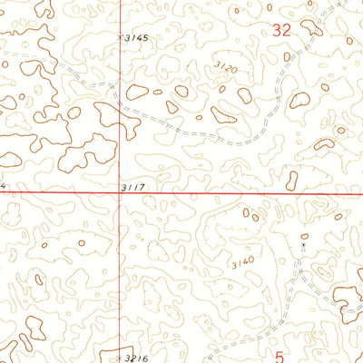 United States Geological Survey Green Ranch, NE (1972, 24000-Scale) digital map