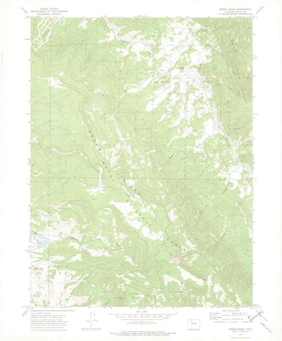United States Geological Survey Green Ridge, CO (1972, 24000-Scale) digital map