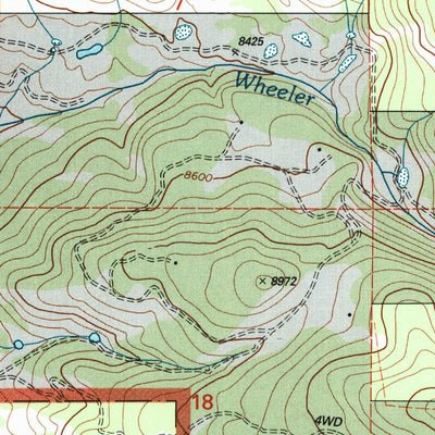 United States Geological Survey Green Ridge, CO (2000, 24000-Scale) digital map
