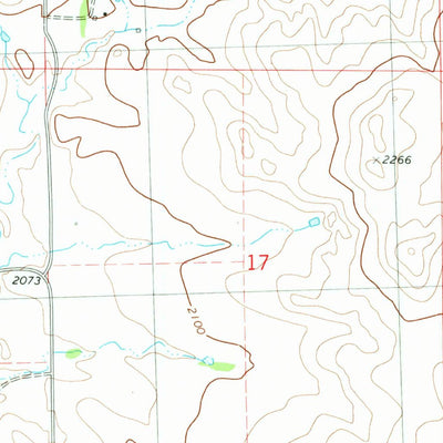 United States Geological Survey Green Ridge, ND (1980, 24000-Scale) digital map