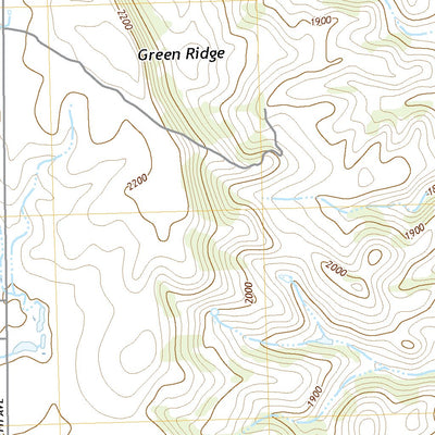 United States Geological Survey Green Ridge, ND (2020, 24000-Scale) digital map