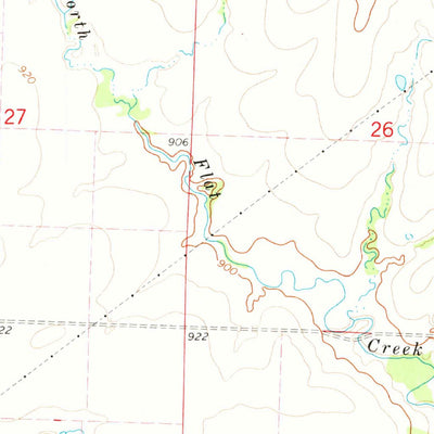 United States Geological Survey Green Ridge South, MO (1973, 24000-Scale) digital map