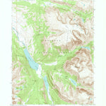 United States Geological Survey Green River Lakes, WY (1968, 24000-Scale) digital map