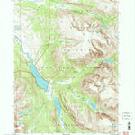 United States Geological Survey Green River Lakes, WY (1991, 24000-Scale) digital map