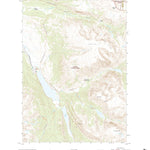 United States Geological Survey Green River Lakes, WY (2021, 24000-Scale) digital map