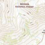 United States Geological Survey Green River Lakes, WY (2021, 24000-Scale) digital map