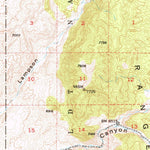 United States Geological Survey Green Springs, NV (1951, 62500-Scale) digital map