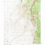 United States Geological Survey Green Springs, NV (1990, 24000-Scale) digital map