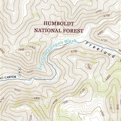United States Geological Survey Green Springs, NV (2021, 24000-Scale) digital map